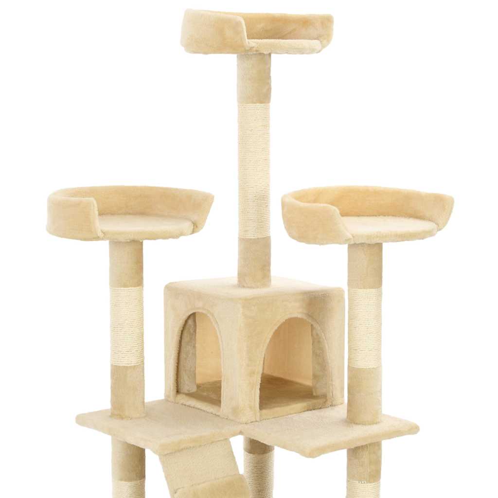Cat Tree With Sisal Scratching Posts 170 Cm