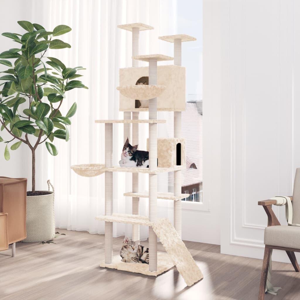 Cat Tree With Sisal Scratching Posts 191 Cm