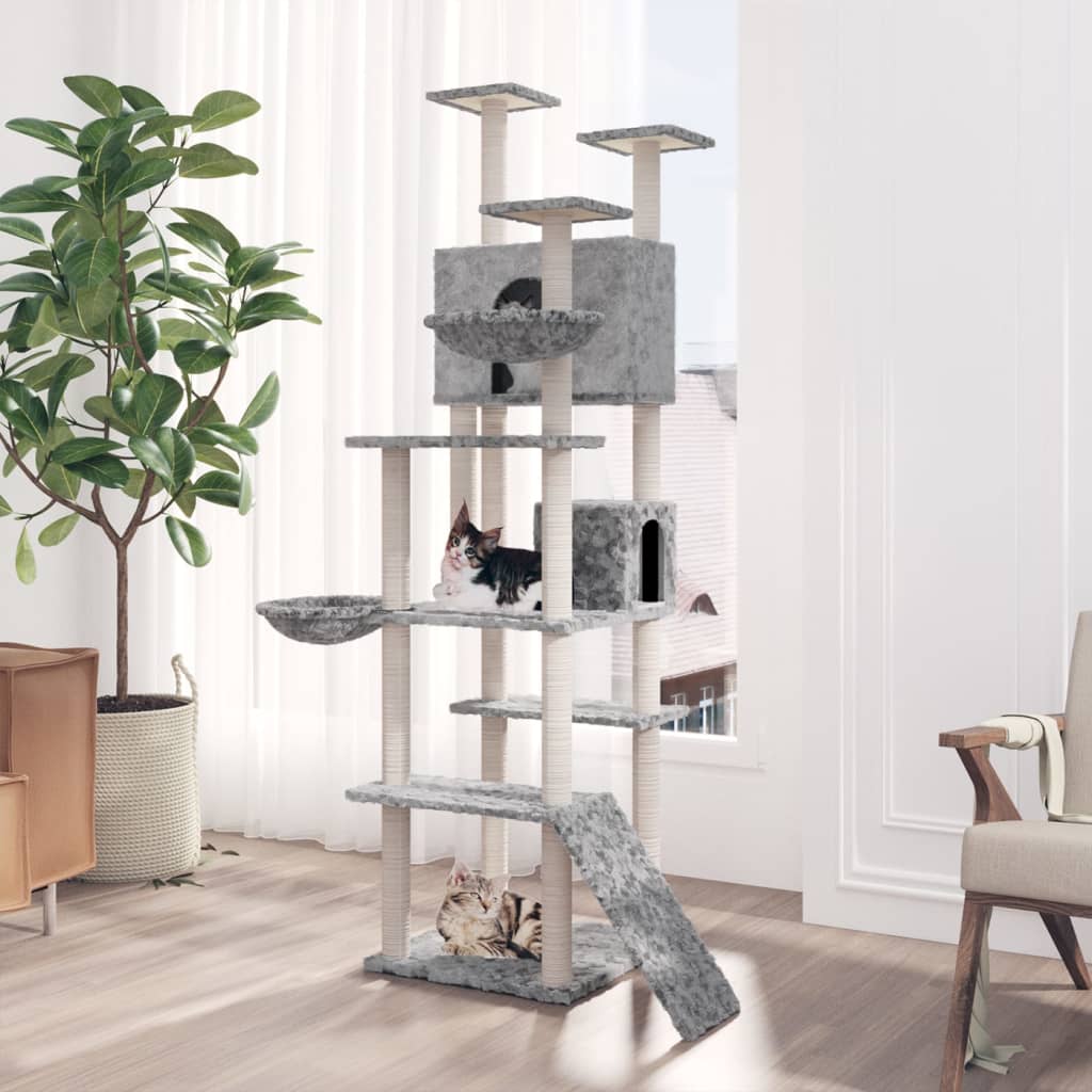 Cat Tree With Sisal Scratching Posts 191 Cm