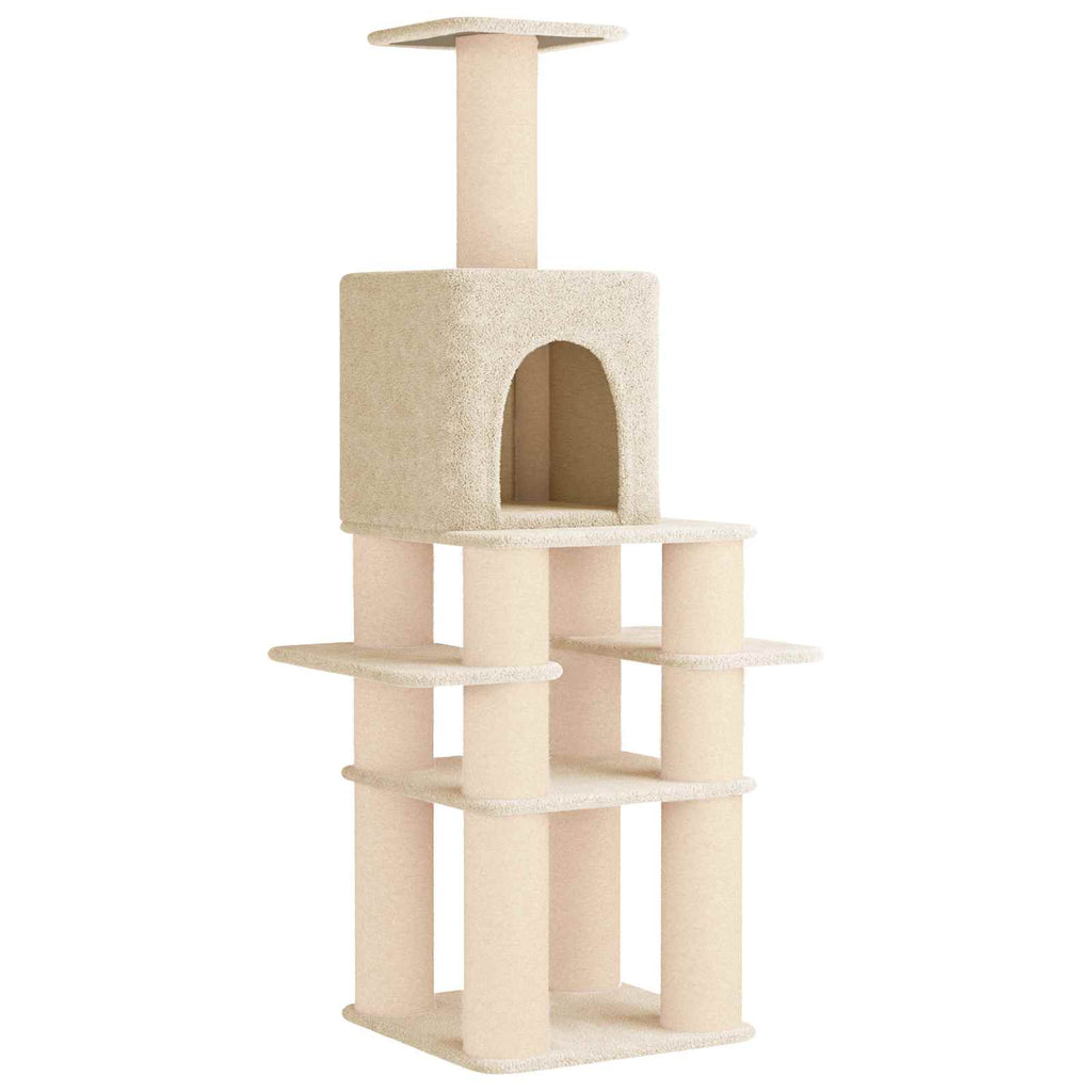 Cat Tree With Sisal Scratching Posts 180 Cm
