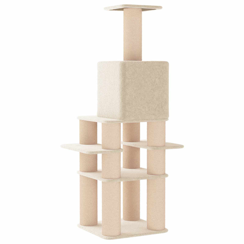 Cat Tree With Sisal Scratching Posts 180 Cm