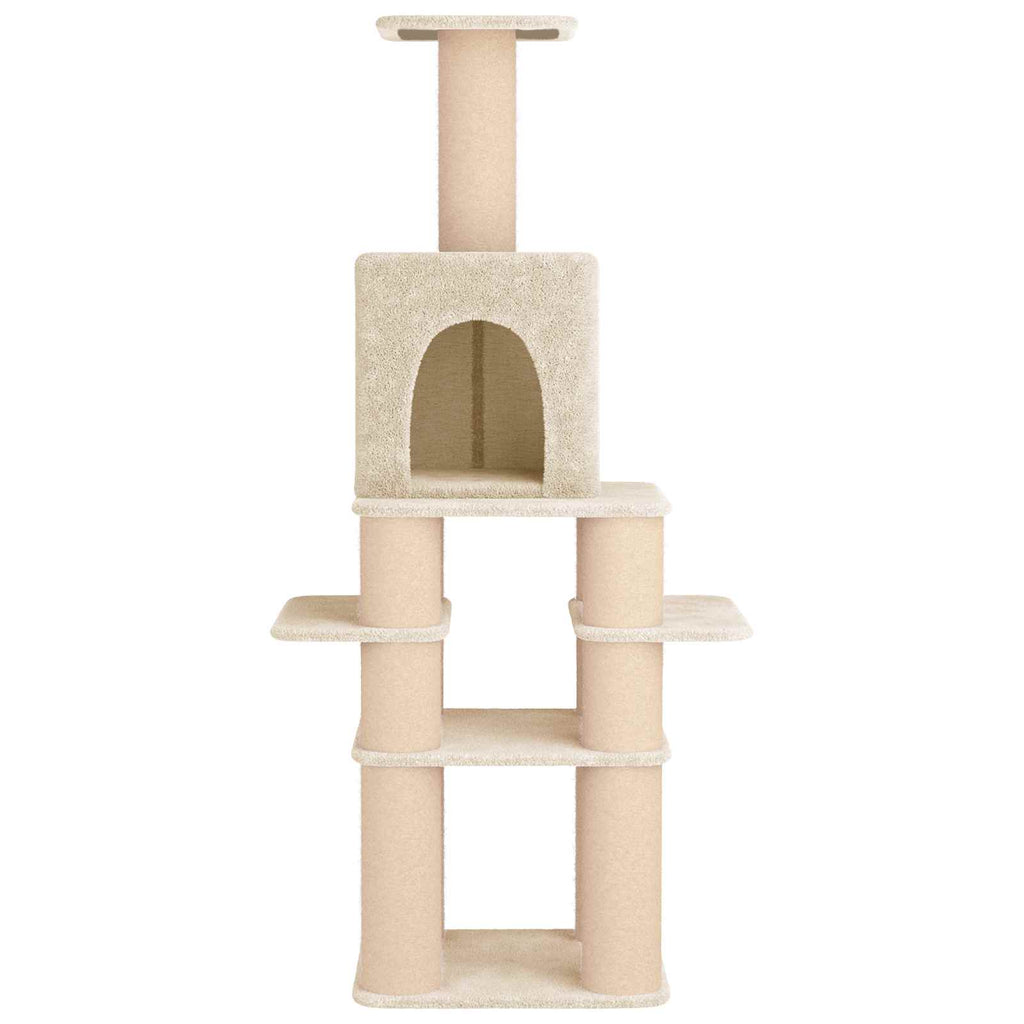 Cat Tree With Sisal Scratching Posts 180 Cm