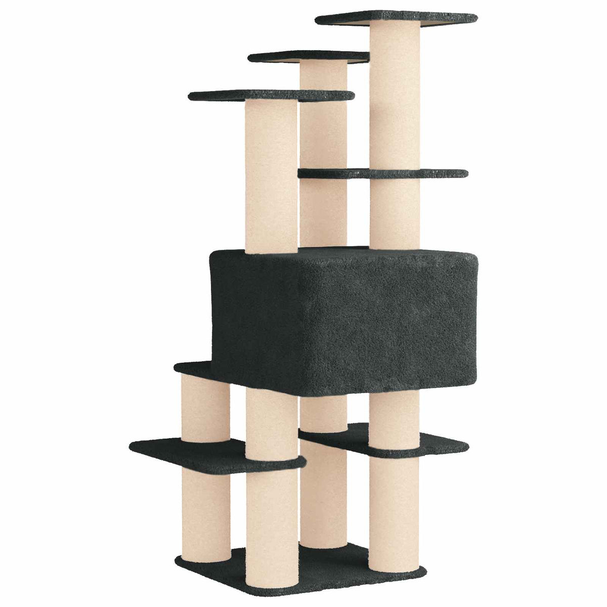 Cat Tree With Sisal Scratching Posts 161 Cm