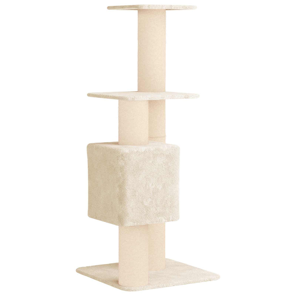 Cat Tree With Sisal Scratching Posts 137 Cm