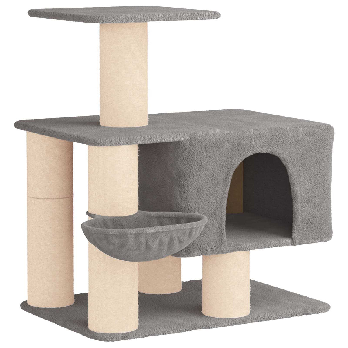 Cat Tree With Sisal Scratching Posts 96 Cm