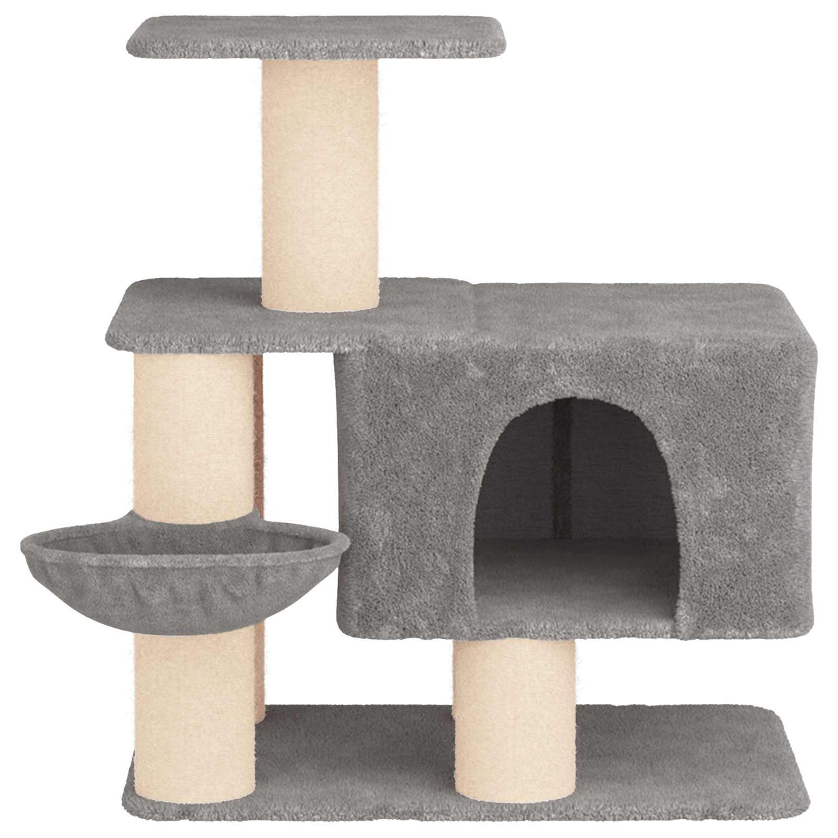 Cat Tree With Sisal Scratching Posts 96 Cm